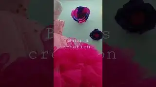 1stBirthdaygown,embellishedtop,bottom gathered ruffles,outfit made ur baby feel like a real Princess