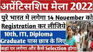 Apprenticeship Mela 14 November 2022 Registration कैसे करें | ITI apprentice Mela 2022 | Diploma