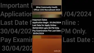 CHO advertisement #viral #bihar #biharhealthdept #biharcho