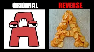 Reverse Alphabet Lore But it's Snack (A-Z...) - All Alphabet Lore Meme Animation | TD Rainbow