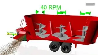 Работа редуктора Shifttronic Trioliet Solomix 3
