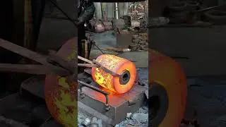 Satisfying Power Hammer Forging Process | Heavy Industry #shorts