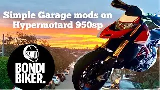Ducati Hypermotard 950sp / Простые модификации в гараже