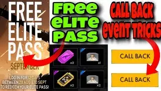 How to complete call back event in free fire tricks tamil / free fire free elite pass tricks tamil