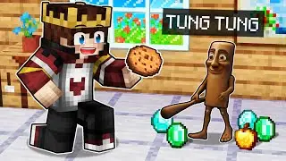 TUNG TUNG TUNG SAHUR'U EVLAT EDİNDİM 😱 - Minecraft
