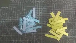 Glitter flower craft | Glitter paper craft ideas | paper cutting