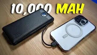 Phone Power Bank with AC Plug & Cords Built In! | VEEKTOMX