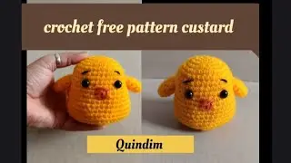 The Crochetry : How to crochet a free pattern custard/quindim part-1 tutorial for beginners