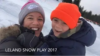 Sledding in California!  Leland Meadows Snow Play, great snow conditions, fun place to play in snow