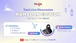 Free Ramadan Test Series | Day 11 - Chemistry: S - P Block & Chemical Bond |&nbsp;13th&nbsp;March&nbsp;2025
