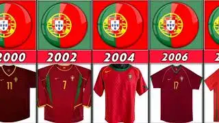 The Evolution of portugal National Team Jersey 1921-2022