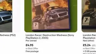 Buying a new copy of London Racer Destruction Madness on eBay
