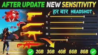 Free Fire Headshot Setting After OB52 Update 2026 😆Best Sensitivity Sensitivity Setting 💀😆#tranding 