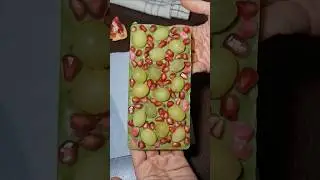Matcha Chocolate Grape Bark with Pomegranate🍇💚 | 3-Ingredient Vegan Treat