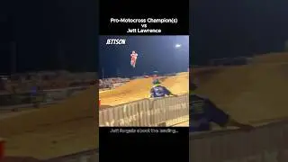 Jett Lawrence FREAKY jump @ Las Vegas SuperMotocross Playoffs #promotocross