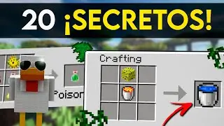 🤯20 Crafteos SECRETOS de MINECRAFT (SIN MODS)