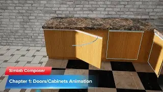 Simlab Composer | Chapter 1: Doors/Cabinets Animation #vr #tutorial