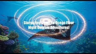 Stargazing from the Ocean Floor &mdash; Night Dolphin Adventures! | kids learn | bedtime stories | cartoon