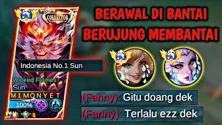 TIMKU DI BANTAI FANNY SAMPE DI ACAK2 | SUN KU LANGSUNG MODE NGAMUK | MLBB