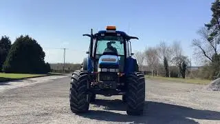 2005 New Holland TM140 Tractor (F2235) - Driving