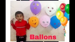 Balloons video | |learn colors name with ballons| Daddy finger song| kids ballons colors song|