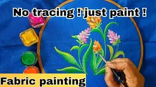  ரொம்ப Easy One stroke flower painting for beginners....நீங்களும் try செய்யலாம்..