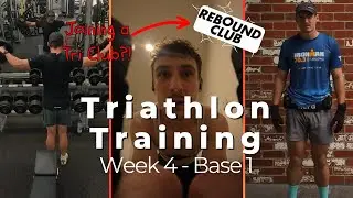 Debilitating Shin Splints and Joining a TriClub!! | Week 4 - Triathlon Base 1