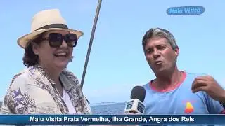 Malu Visita Praia Vermelha, Ilha Grande, Angra dos Reis com o chef Eduardo Castro