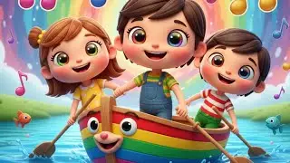 Row Row Row Your Boat 🚣&zwj;♀️ Classic Nursery Rhyme for Kids | Baby Songs