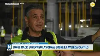 Jorge Macri supervisó las obras sobre la Av. Cantilo | N20:30 | 30-01-2026