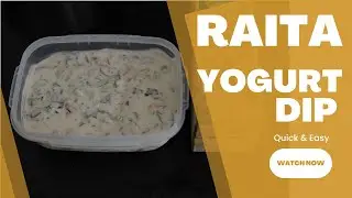 Refreshing Yogurt Dip Recipe | Sabzi ka Raita | Quick & Easy