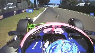 Pierre Gasly runs over a rabbit in Free Practice 1 | Imola GP 2025