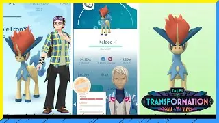 Finally Catching Keldeo in Pokemon Go!!! (Season of Transformations)