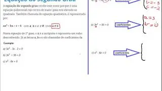 Equa&ccedil;&atilde;o do segundo grau parte 1 | Escola Matem&aacute;tica Online