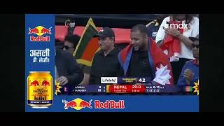 SANDEEP, 3 sixes. HONG KONG SIXES. NEPAL VS AFGHANISTAN 