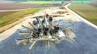 500 T/H Capacity Special Stocking System Stationary Crushing Screening & Washing Plant
