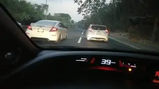 Ford fiesta ST big turbo vs civic SI 2015 FG4 TURBO