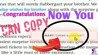 Two ways to copy  Protected text Content from website | Bangla | Short Techie | 2020-2021