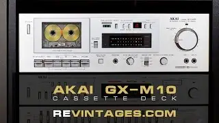AKAI GX M10 Cassette Deck Demo