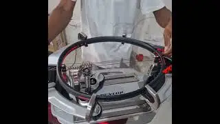 How to put string a professional tennis racket