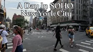 Walk With Me In SoHo New York City | Interviewing Street Vendors !