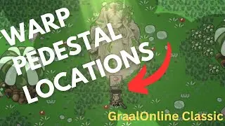 GraalOnline Classic Warp Crystal Pedestal Locations