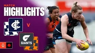 Carlton v GWS Giants Highlights | Round 11, 2025 | AFLW