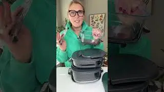Excluding ninja Crispi set with three glass cooking containers Inc #ninjacrispi #airfryer
