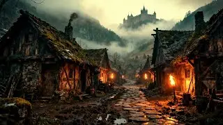 Candlelite on the Village 🔥 Medieval Fantasy Music and Mystic Ambience