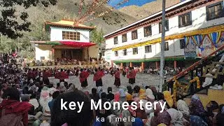 Fair of key monestry & kaza ke cute bacho ka dance #spitivalleyroadtrip #travellor_on_splendor 