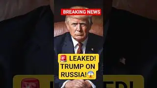 🚨 LEAKED VIDEO: Trump Reveals &ldquo;Massive Sanctions&rdquo; on Russia! 😱🔥