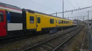 SBB Re460 Messzug Ausfahrt B&uuml;lach #train #railtrack #trainspotting #railway #sbb #zug #railroad 