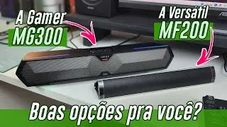 Caixas de som em barra s&atilde;o uma boa? (Edifier MF200 e MG300 Review)