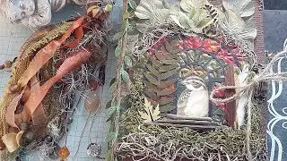 Nature theme Junk Journal flip through #EarlyBirdLearningtoFly